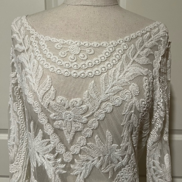 White Lace See-through Top - Picture 2 of 5